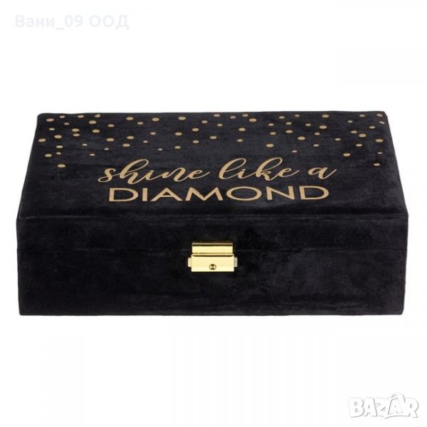 Красива кутия за бижута от кадифе, снимка 1