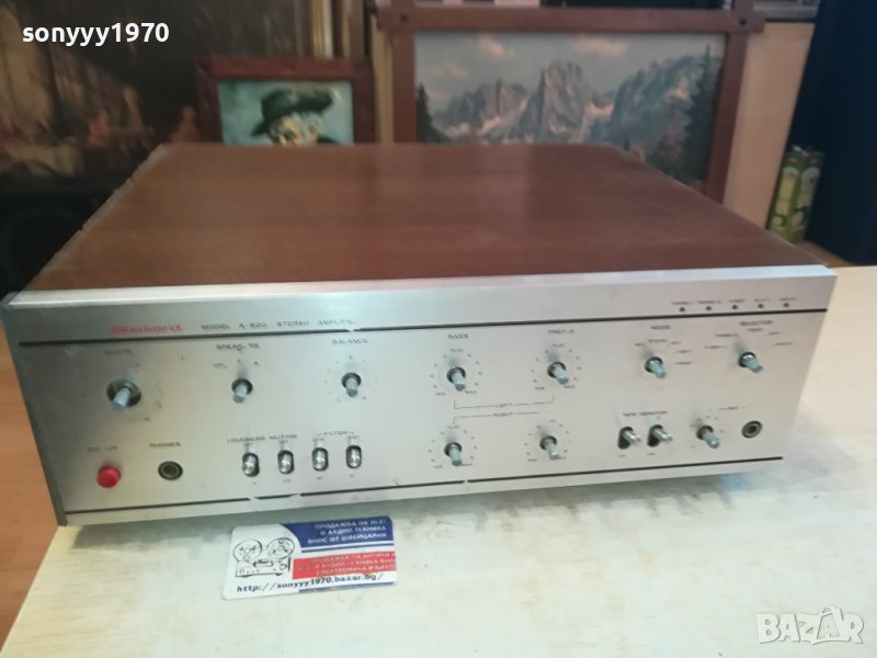 ЯПОНСКИ УСИЛВАТЕЛ С ЯКИ ТРАНЗОВЕ 2802240834, снимка 1