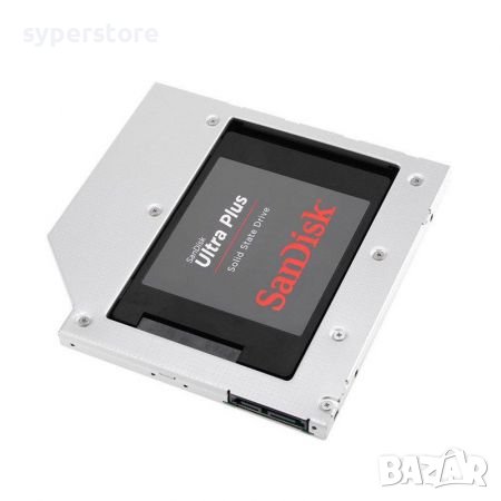 Преобразувател от DVD към SATA HDD 9.5mm за лаптоп Orico L95SS SATAIII до 6 Gbps, снимка 1