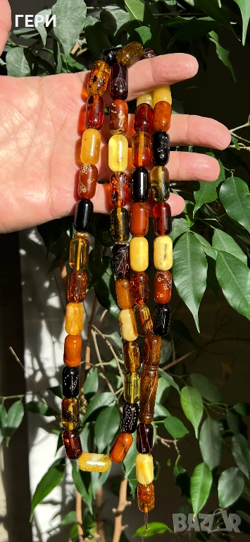 Броеница кехлибар 45 зърна, снимка 1