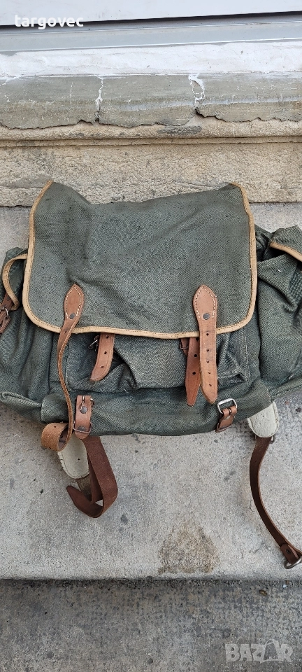 малка брезентова ловджийска раница, снимка 1
