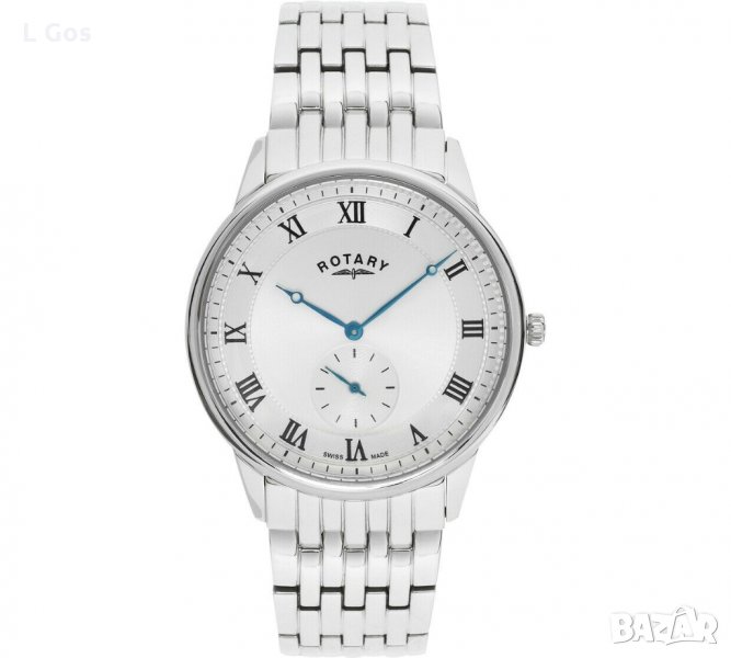 Rotary Classic Swiss Made Small Seconds GB03638-06 Stainless Steel - Breget, снимка 1