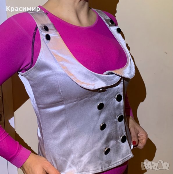 Дамско Елече сребристо ELLY, снимка 1