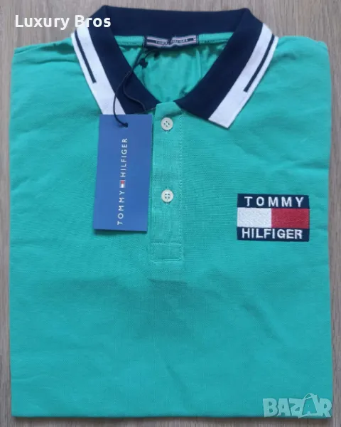 Мъжки тениски с яка Tommy Hilfiger, снимка 1