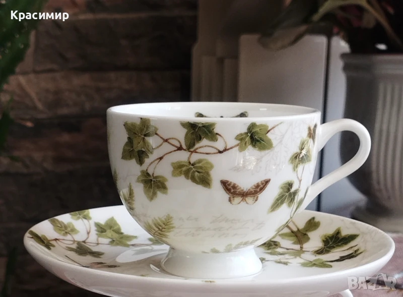 🌿🦋чаша за еспресо, снимка 1