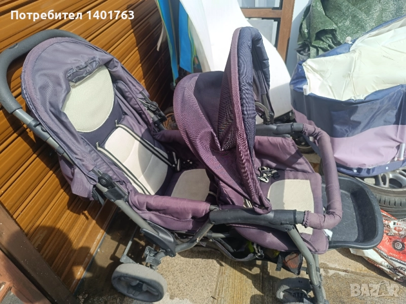 Лятна количка за близнаци , снимка 1