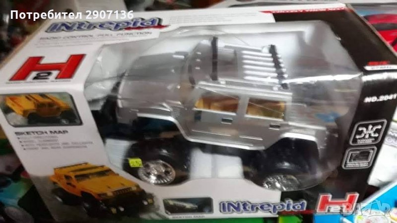 джип с радиоуправление и зарядни батерии, снимка 1