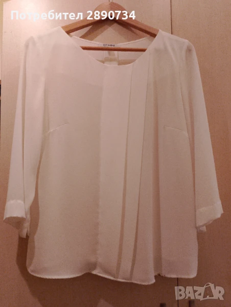 Снежно бяла блуза на ДАНИНИ, снимка 1