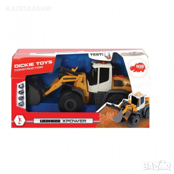 DICKIE Строителна машина със звук и светлина 30 см. LIEBHERR, снимка 1