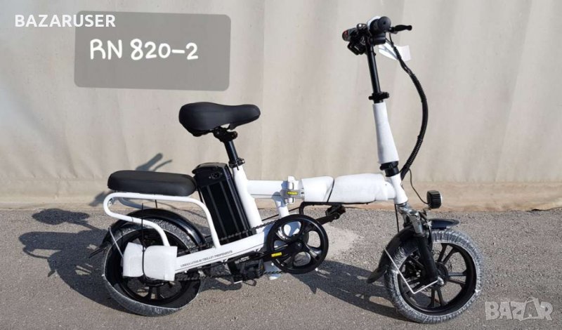 Електрически Велосипед RN 820-2 малко -Бяло, снимка 1