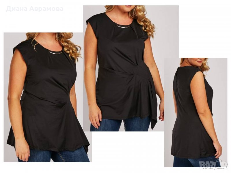 макса туника 💥16UK/44EU рамене 46см/ ГО 100+см/ Т 84/ дълж. 76см, снимка 1