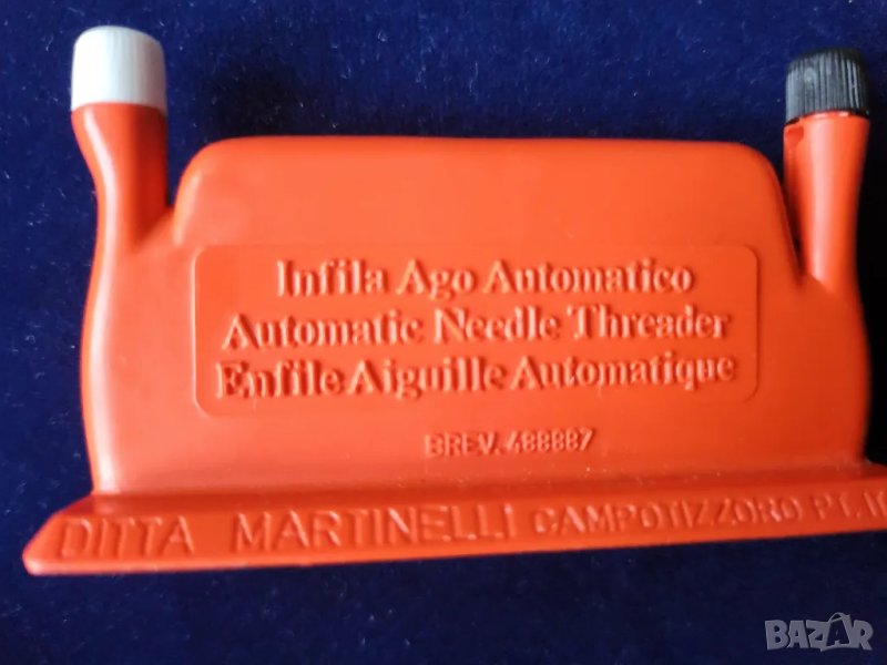 автоматично вдяване на игла/конец , италианско автоматче, снимка 1