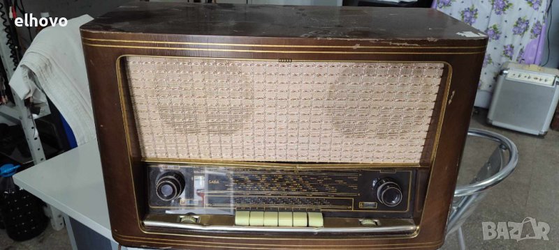 Старо лампово радио Saba W5-3D, снимка 1