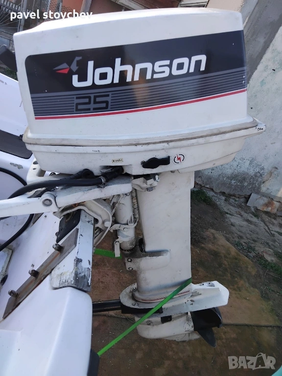 Джонсън 25кс 2Т с горивна линия резервоар, снимка 1