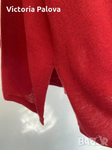 Асиметрична блуза MASSIMO DUTTI коприна и памук, снимка 3 - Блузи с дълъг ръкав и пуловери - 34559219