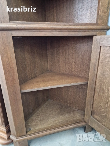 Масивна Ъглова Витрина-внос от Германия! , снимка 5 - Секции и витрини - 54188195