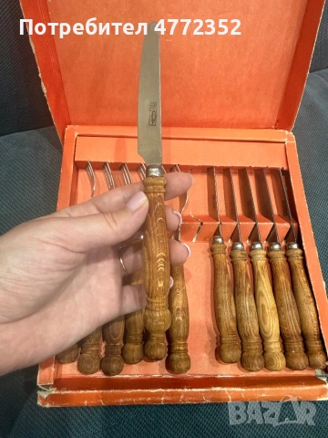 Комплект прибори, снимка 3 - Прибори за хранене, готвене и сервиране - 53965101