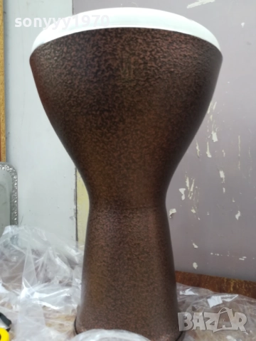 КАФЯВА ПЕРЛА-ГОЛЯМА ТАРАМБУКА 41Х26СМ ОТ СИРИЯ 2208251843, снимка 5 - Ударни инструменти - 51456926