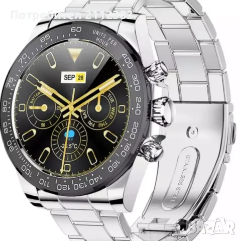 Смарт часовник -мъжки -нов!, снимка 1