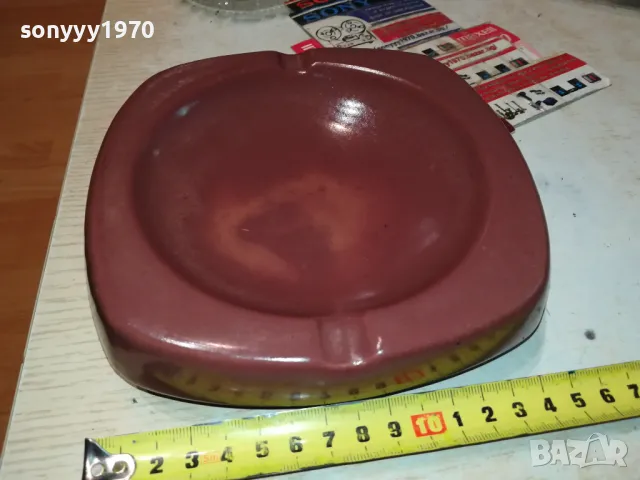 ГОЛЯМ КЕРАМИЧЕН ПЕПЕЛНИК 1405251425, снимка 8 - Антикварни и старинни предмети - 50285808