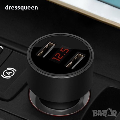 1979 USB зарядно за кола + волтметър, снимка 2 - Аксесоари и консумативи - 37337005