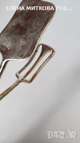 Посребрена щипка за сервиране нова, снимка 4 - Прибори за хранене, готвене и сервиране - 54131302