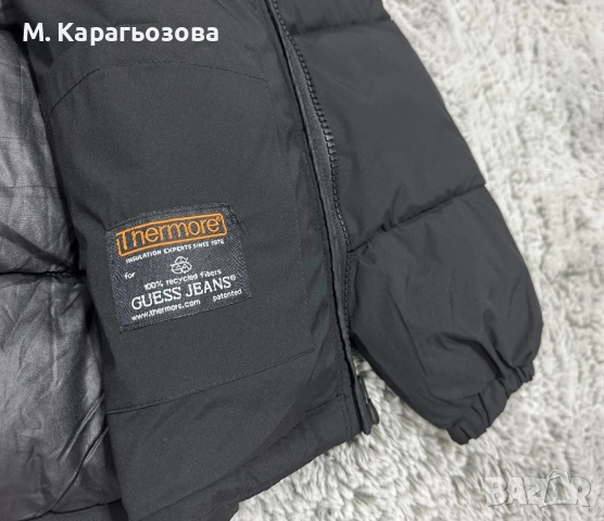 Чисто ново! Guess Jeans Regular Puffer Jacket, Размер L, снимка 6 - Якета - 52382648