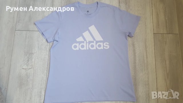 Нова виолетова дамска тениска Adidas размер XL, снимка 4 - Тениски - 50488442