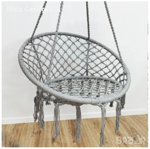 Висяща градинска люлка, снимка 4 - Градински мебели, декорация  - 53924720