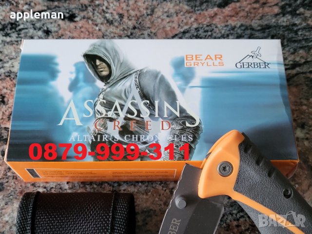 Сгъваем Нож Bear Grylls Беър Грил Gerber за колекция лов туризъм ножове Assassins Creed, снимка 1 - Ножове - 40110281