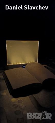 PageGlow - Плоска LED лампа за четене, снимка 5 - Художествена литература - 52818584