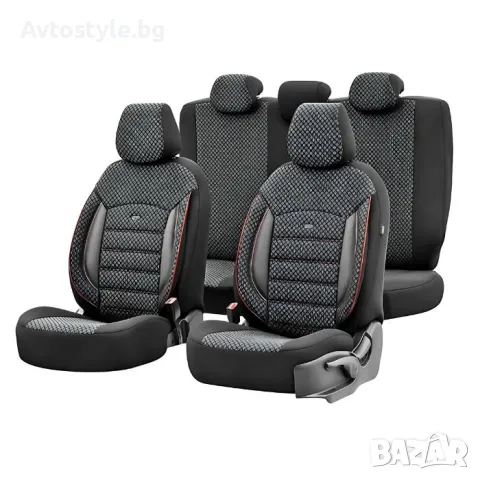 Тапицерия за седалки Otom Sport Plus PLS102 (черночервено)