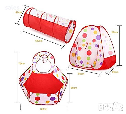 ДЕТСКА ПАЛАТКА - ЦВЕТНА, снимка 5 - Други - 37212529