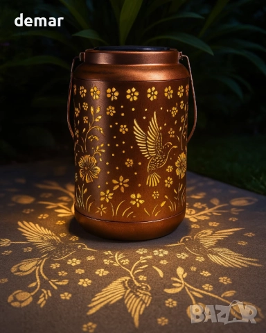 Соларна градинска лампа Hummingbird за мама, баба, жени