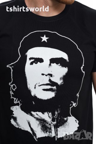 Нова мъжка тениска с дигитален печат Че Гевара, портрет, снимка 2 - Тениски - 29032119