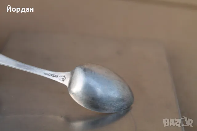 Сребърна лъжичка, снимка 5 - Антикварни и старинни предмети - 47621600