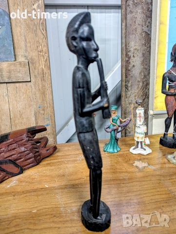 Колекция декоративни африкански статуетки – Ръчна изработка, снимка 7 - Декорация за дома - 53261686