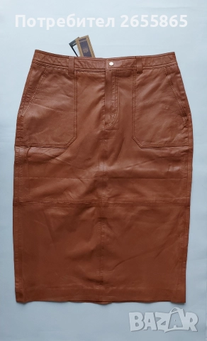 Кожена пола, снимка 4 - Поли - 52963908