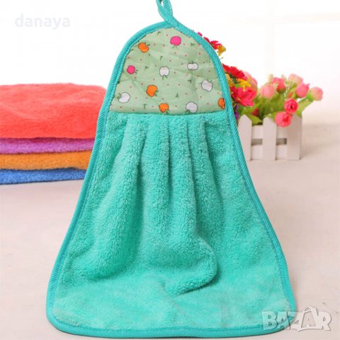 2923 Микрофибърна кърпа за ръце с принт на ябълки, снимка 9 - Хавлиени кърпи - 37079790