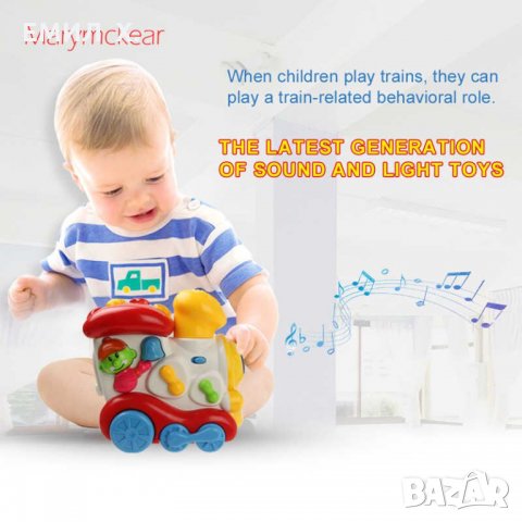 Образователна играчка щастлив влак, снимка 3 - Влакчета, самолети, хеликоптери - 31090795