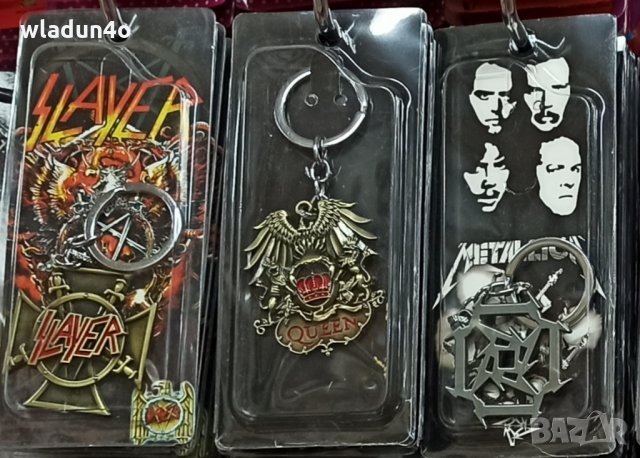 Фенски ключодържатели-Metallica,Slayer,Scorpions,Queen,Guns n Roses,Iron Maiden-10лв , снимка 1