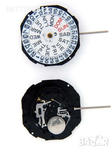 ЧАСОВНИКОВ МЕХАНИЗЪМ HATTORI PC21 - ЯПОНСКО ПРОИЗВОДСТВО. РЕЗЕРВЕН МЕХАНИЗЪМ ЗА ЧАСОВНИК, снимка 9 - Други - 51605364