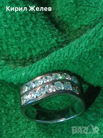 СТИЛЕН СКЪПОЦЕНЕН СРЕБЪРЕН ПРЪСТЕН СРЕБРО 925 с РАЗКОШНИ ЮВЕЛИРНО ФАСЕТИРАНИ БЛЕСТЯЩИ ЦИРКОНИ 47584, снимка 13 - Пръстени - 49981844