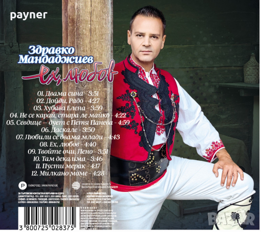 Здравко Мандаджиев-Ех, любов, снимка 2 - CD дискове - 44935999