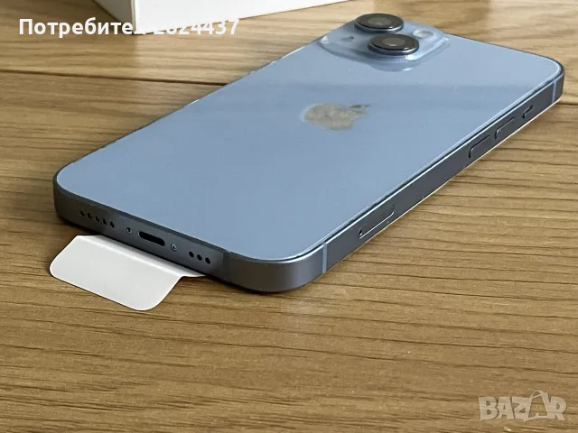 бартер iPhone 14 128gb 100% blue , снимка 3 - Apple iPhone - 56325019
