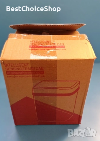 Кошче с автоматичен безконтактен сензор за движение с капак, меко затваряне, без шум, 12л., снимка 4 - Други стоки за дома - 54008318