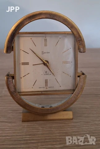 Настолен часовник с будилник SWIZA 7 JEWELS