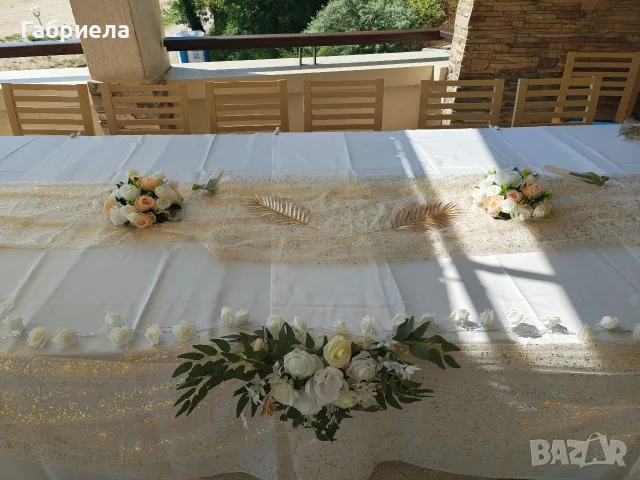 Празнична сватбена Украса + Арка , снимка 4 - Декорация - 55838014