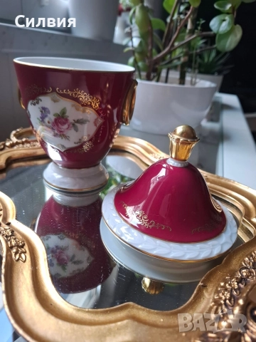 Купа с капак , снимка 4 - Антикварни и старинни предмети - 52921404