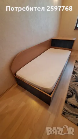 Детско обзавеждане.Единично легло с ракла,двулицев матрак и два гардероба , снимка 2 - Спални и легла - 49782940